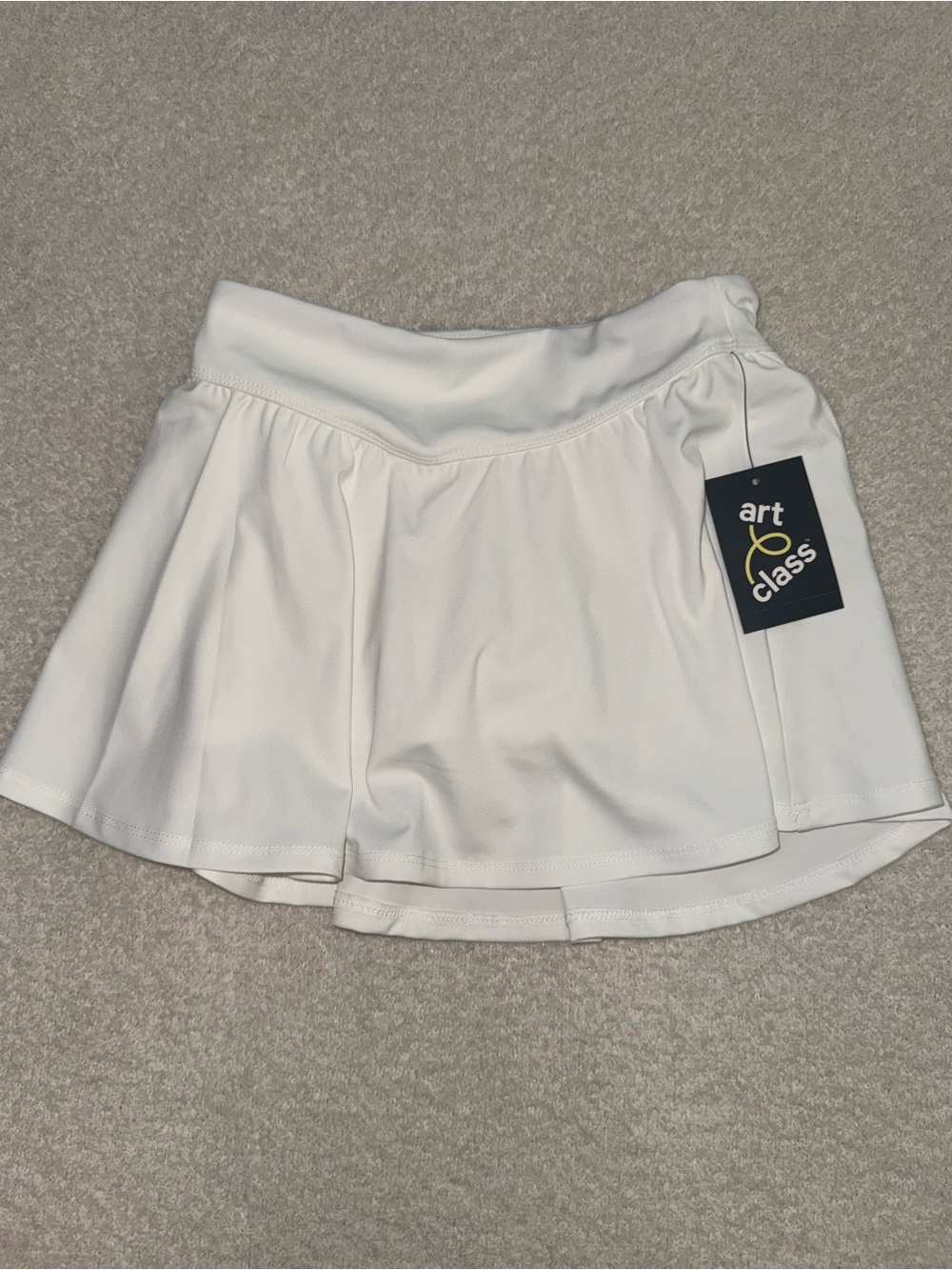 art class Girls' White Athletic Skort